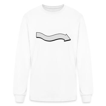 Flèche 1 - Men's Long Sleeve T-Shirt - white - Front
