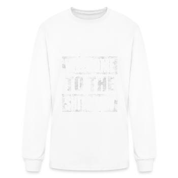 Bienvenue sur le Shitshow - T-shirt à manches longues Homme - blanc - Devant