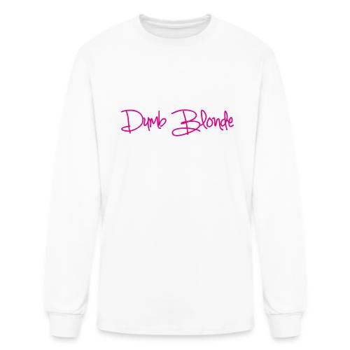 dumb blonde - Men's Long Sleeve T-Shirt