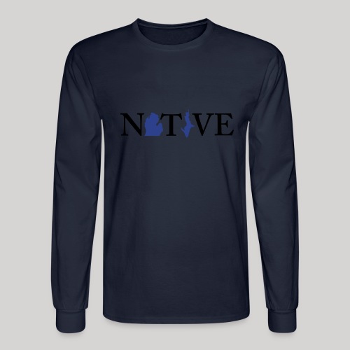 Native Michigander - Men's Long Sleeve T-Shirt