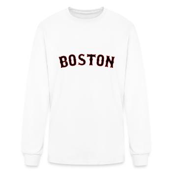 Boston - Men's Long Sleeve T-Shirt - white - Front