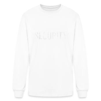 Security Wear Bouncer Guard - Men's Long Sleeve T-Shirt - white - Front