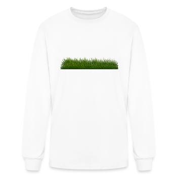 Grass 2 - Men's Long Sleeve T-Shirt - white - Front