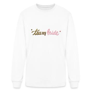 Team Bride - Men's Long Sleeve T-Shirt - white - Front