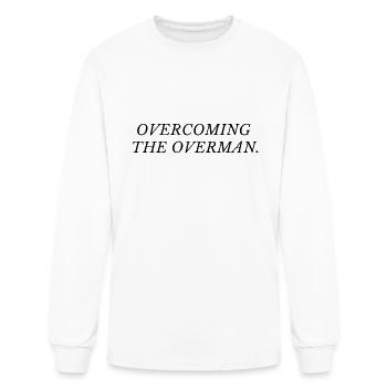 Overcome The Overman - Men's Long Sleeve T-Shirt - white - Front