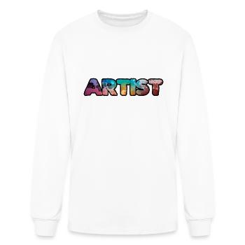 Artist watercolor - Men's Long Sleeve T-Shirt - white - Front