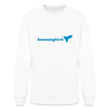 hummingbird - Men's Long Sleeve T-Shirt - white - Front