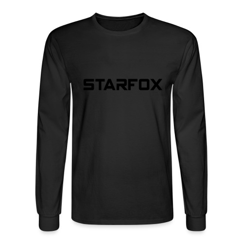 STARFOX Text - Men's Long Sleeve T-Shirt