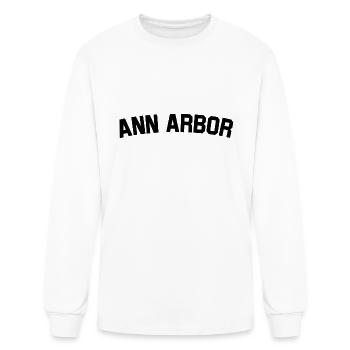 Ann Arbor Michigan - Men's Long Sleeve T-Shirt - white - Front