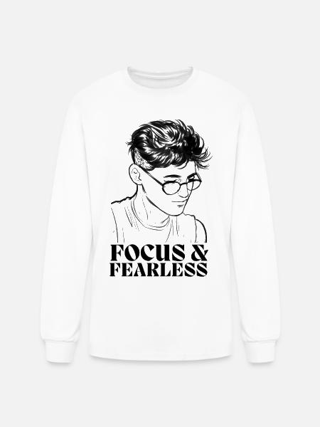 Focus and Fearless - Men's Long Sleeve T-Shirt -
