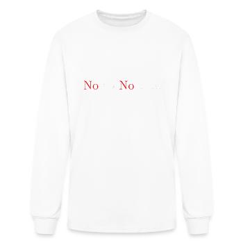 No Risk, No Reward - Men's Long Sleeve T-Shirt - white - Front