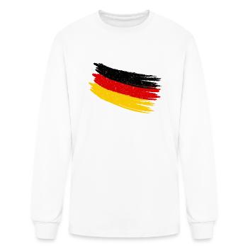 German Flag - Men's Long Sleeve T-Shirt - white - Front