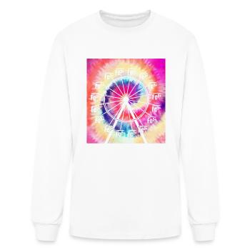Chemistry Shirt, Ferrous Wheel Ferris Wheel - Men's Long Sleeve T-Shirt - white - Front