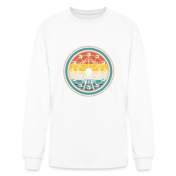 Chemistry Shirt, Ferrous Wheel Ferris Wheel - Men's Long Sleeve T-Shirt - white - Front