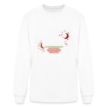 Spanish Shirt, Spanglish Spanish English - Men's Long Sleeve T-Shirt - white - Front