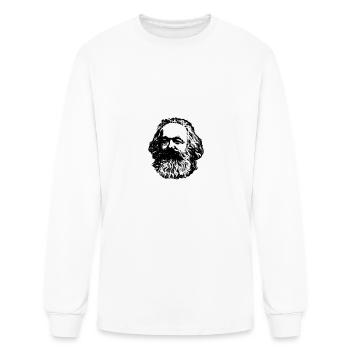 Communism Shirt, I Smell Capitalist Karl Marks - Men's Long Sleeve T-Shirt - white - Front