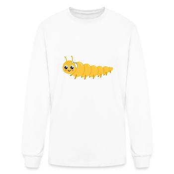 Hearing Loss Awareness Shirt, Cochlearpillar - Men's Long Sleeve T-Shirt - white - Front
