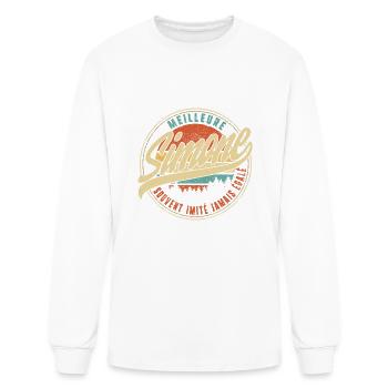 Meilleure Simone Souvent Imité Jamais Égalé - Men's Long Sleeve T-Shirt - white - Front