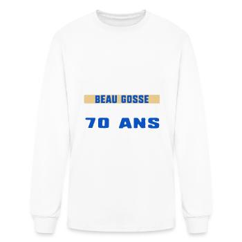 Voici À Quoi Ressemble Un Beau Gosse Qui Vient - Men's Long Sleeve T-Shirt - white - Front