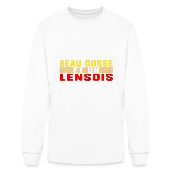 C'est Compliqué D'être Un Beau Gosse Et Un - Men's Long Sleeve T-Shirt - white - Front