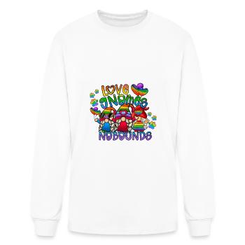 Love Gnome No Bounds - Men's Long Sleeve T-Shirt - white - Front