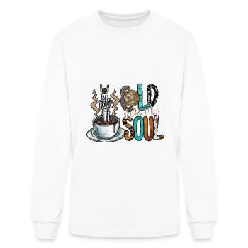 Could Soul - Men's Long Sleeve T-Shirt - white - Front