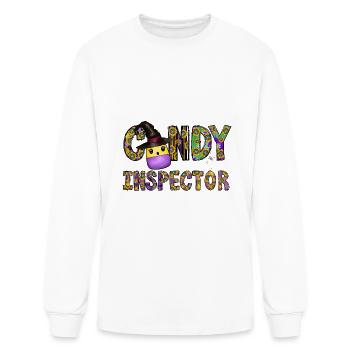 Candy Inspector - Men's Long Sleeve T-Shirt - white - Front