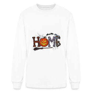 Home - Men's Long Sleeve T-Shirt - white - Front
