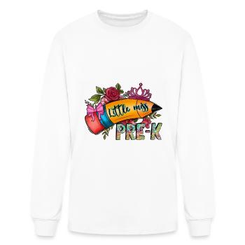 Little Miss Prek - Men's Long Sleeve T-Shirt - white - Front