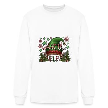 What The Elf - Men's Long Sleeve T-Shirt - white - Front
