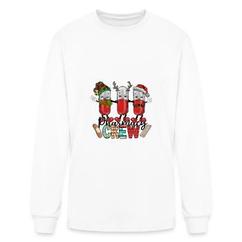 Pharmacy Crew - Men's Long Sleeve T-Shirt - white - Front