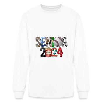 Senior 2024 - Men's Long Sleeve T-Shirt - white - Front