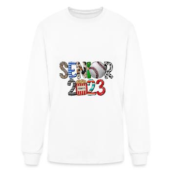 Senior 2023 - Men's Long Sleeve T-Shirt - white - Front