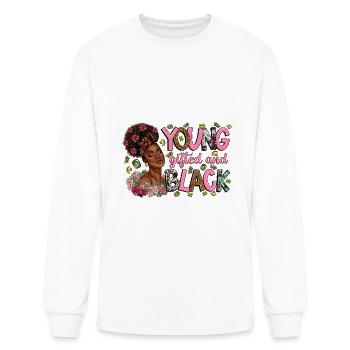 Young Gifted and Black - Men's Long Sleeve T-Shirt - white - Front