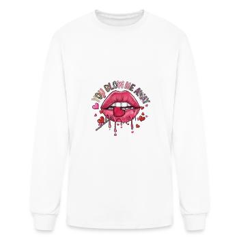 You Blow Me Away - Men's Long Sleeve T-Shirt - white - Front