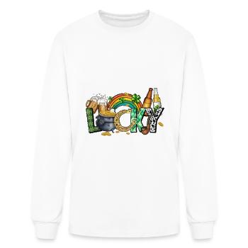 Lucky - Men's Long Sleeve T-Shirt - white - Front