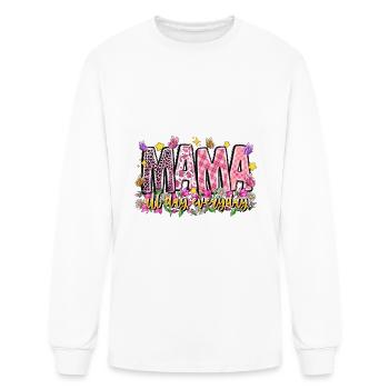 Mama all Day Everyday - Men's Long Sleeve T-Shirt - white - Front