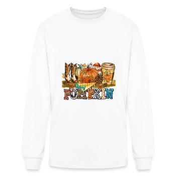 Hey Pumpkin - Men's Long Sleeve T-Shirt - white - Front