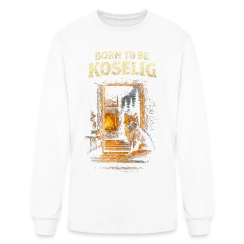 Scandinavian Viking Born To be Koselig - Men's Long Sleeve T-Shirt - white - Front