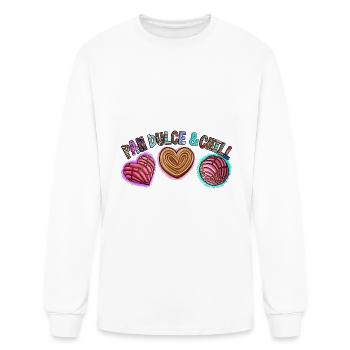 Pan Dulce And Chill - Men's Long Sleeve T-Shirt - white - Front