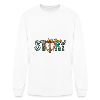 True Story - Men's Long Sleeve T-Shirt - white - Front