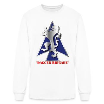 Army 2nd Bde Combat Tm Dagger Brigade 1st ID V1 - Men's Long Sleeve T-Shirt - white - Front