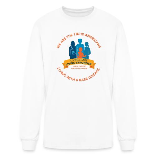 Living Rare, Living Stronger - Men's Long Sleeve T-Shirt
