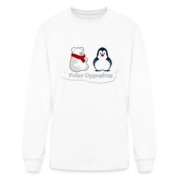 Polar Opposites - Men's Long Sleeve T-Shirt - white - Front