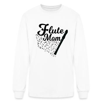 Flute Mother - Men's Long Sleeve T-Shirt - white - Front