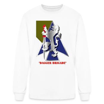 Army 2nd Bde Combat Tm Dagger Brigade 1st ID - Men's Long Sleeve T-Shirt - white - Front