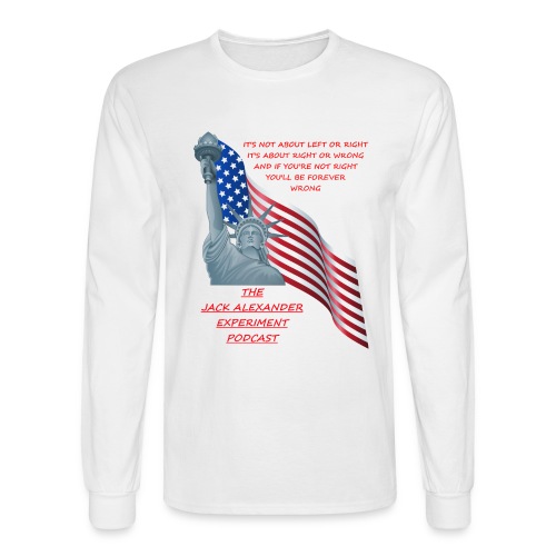 Liberty right wrong - Men's Long Sleeve T-Shirt