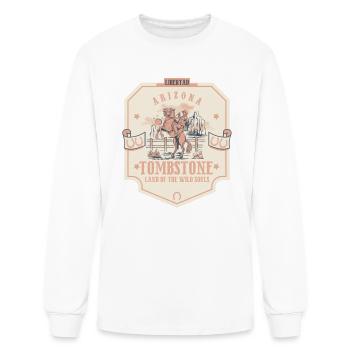 Tombstone Arizona wild west town - Men's Long Sleeve T-Shirt - white - Front