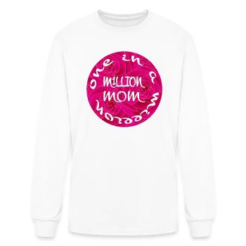 One in a Million Mom - Men's Long Sleeve T-Shirt - white - Front