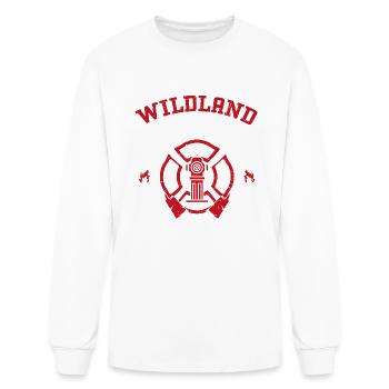 Wildland Fire Firefighter - Men's Long Sleeve T-Shirt - white - Front